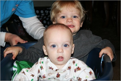 Trigger and Campbell in Laundry basket 105