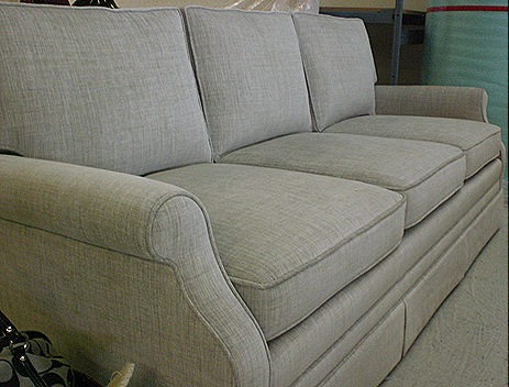 A Schematic Life Before And After Lee Jofa Sofa Transformation Living Room With Lee Jofa Sofa And New Black Tufted Leather Recliner Hall Table Client S Existing Blue White Pieces