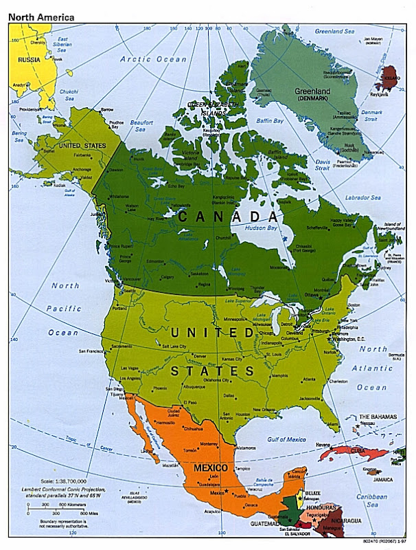 north american continent