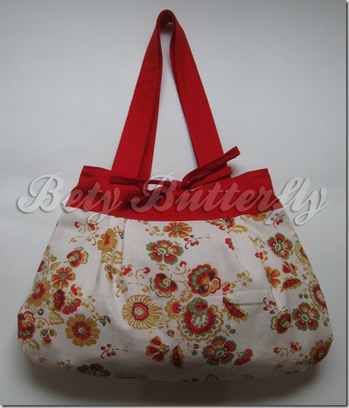 bolsa estamparia de flores