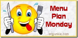  Menu Plan Monday: Aug 31st – Sept 4th