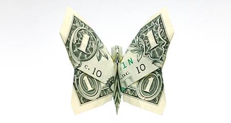 amazing money paper folding, origami