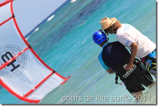 Cours de kite surf pour arnaud