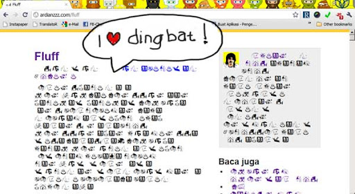 i love dingbat!
