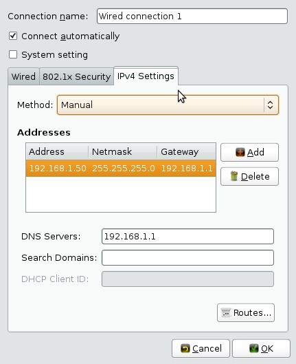 Set Static Ip Ubuntu Using Ifconfig