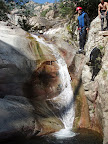 Le saut de confiance. Position de fl&egrave;che pour une zone d'arriv&eacute;e pas tr&egrave;s large...