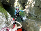 L'encaissement du canyon commence.