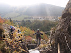 Vue sur la sation de l'Alpe du Grand Serre.