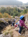 Un partie facile de la Via ferrata.