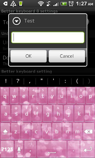 GlitterPink KeyboardSkin