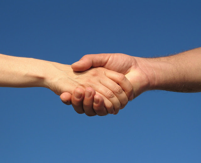 parents helping hands