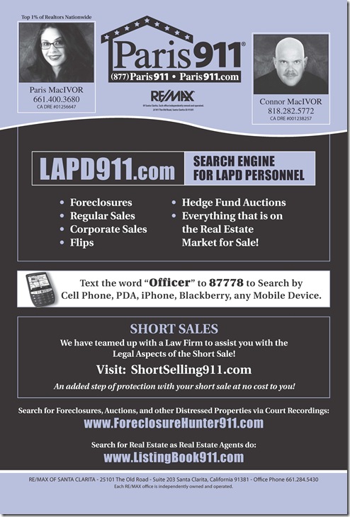 lapd short sale ad