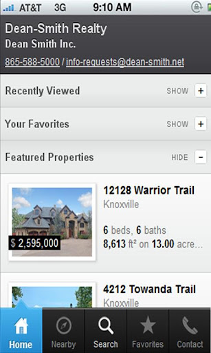 Knoxville Real Estate Search