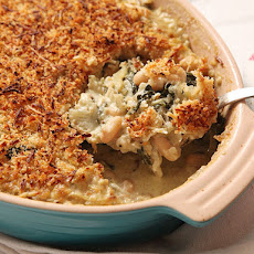 Swiss Chard, Fennel, and White Bean Gratin