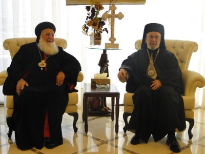 His Holiness Ignatius Zakka I Iwas Patriarch meets the participants of ” Orthodox Vision For Peace ” Conference