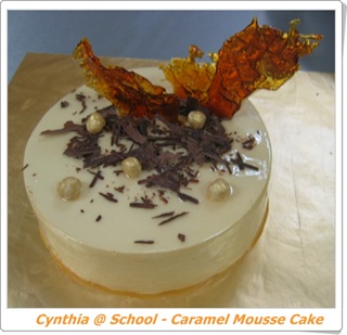 blog - Caramel mousse cake