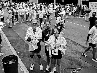 Finish of Richmond Marathon Picture of me (on the left) after the Richmond Marathon