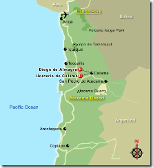 Atacama Desert Map