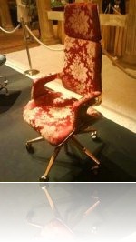 Hadi Teherani’s gold office chair