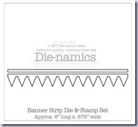 SMBanner Strip DIe & Stamp Set Die-namics
