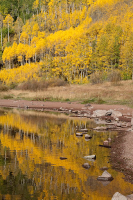 Maroon bells reflection coast