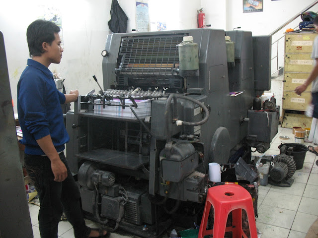 mesin cetak heidelberg GTO 52 2 warna