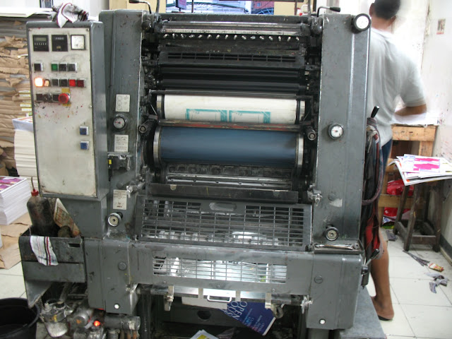 mesin catak heidelberg GTO 52 2 warna