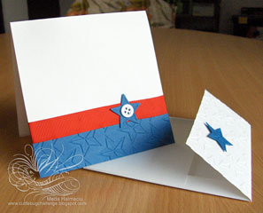 star folder card