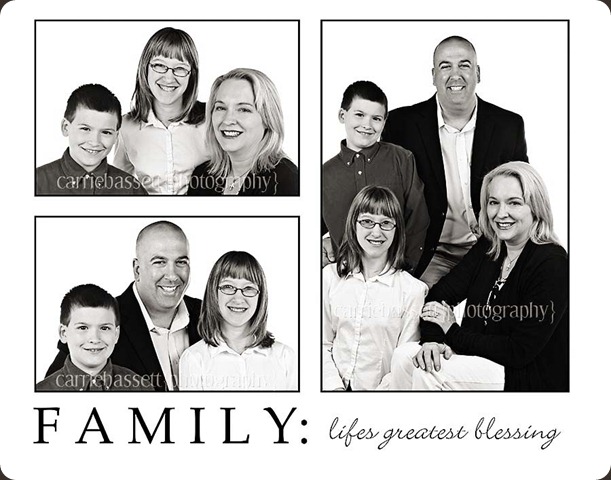 11x14 FAMILY collage.b&w