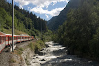  &ndash; Quite impressive mountain scenery from train while travelling to Zermatt