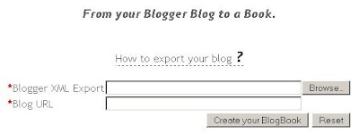 Blogbooker setting