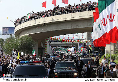 احمدی نژاد در لبنان