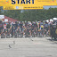 Start line through the back window of COMM2