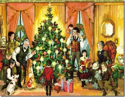 familia celebrando natal