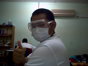 It's me. Ignore my roommate at the back.