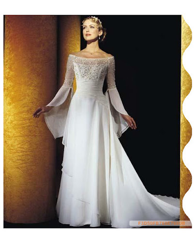 wedding dresses, satin Silks, Chiffon,­ embroidery