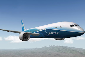 Dreamliner in flight