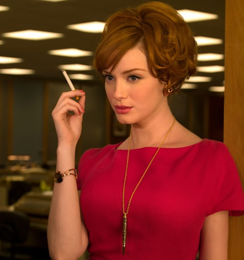 mad men joan holloway pink dress