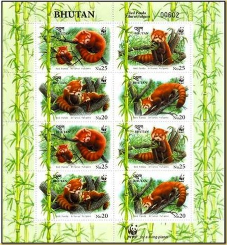 Bhutan 2009 New issue page-4 - WWF issue