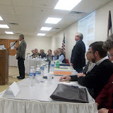 A 12 member panel of zoning proponents, opponents and experts was assembled for the meeting (KCII News)