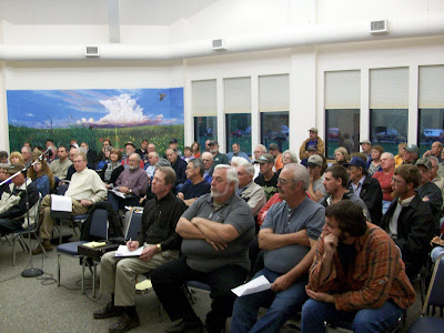A packed house at the last public hearing on zoning