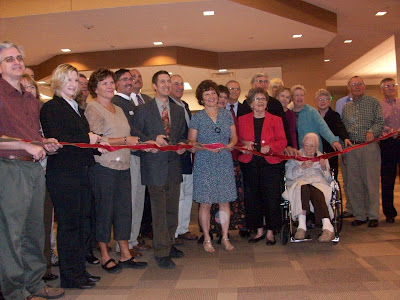 Ribbon Cutting at the New Library