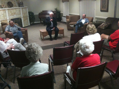 State Representative Larry Marek Held A Public Forum Tuesday At The Halcyon House In Washington.<br />
(KCII's Chance Dorland)