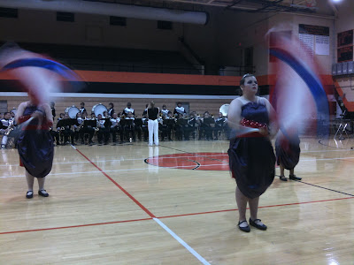 Thursday's WHS Marching Band Performance In The High School Gym.<br />
(KCII's Chance Dorland)