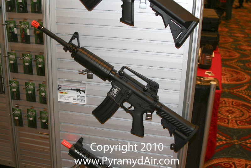 Airsoft Guns, Accuracy Pneumatics Shooting, Team SD, TSD, Shot Show 2011 News Updates,Shot Show 2011 TSD Booth, APS Electric Blowback Airsoft Rifle,Airsoft Automatic Electric Guns, Airsoft EBBR, Airsoft AEG,Pyramyd Air, Pyramyd Airsoft Blog, Airsoft Obsessed, Airsoft Blog
