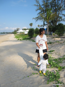 พู่กันว่ายน้ำชายหาด
