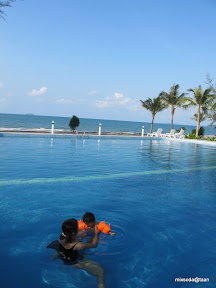 พู่กันว่ายน้ำชายหาด