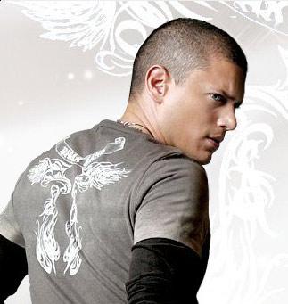 Wentworth Miller shag hairstyle