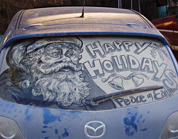 Unusual Dirty Car Art by Scott Wade