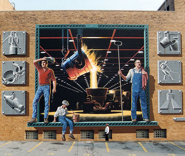 Vividly Realistic 3D Murals by Eric Grohe